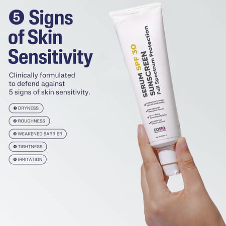 Cos-Iq Daily Use Sunscreen Serum Spf 30 Pa++++ Broad Spectrum 100Ml Uva Uvb And Ir Protection