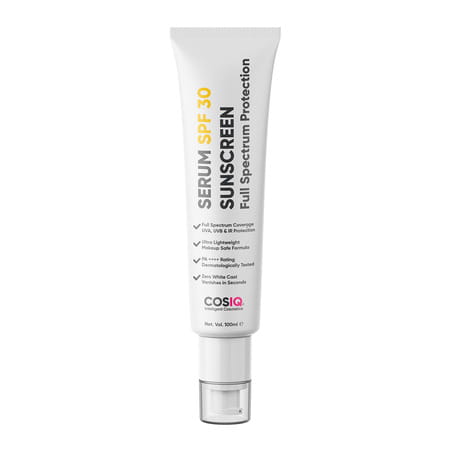 Cos-Iq Daily Use Sunscreen Serum Spf 30 Pa++++ Broad Spectrum 100ml Uva Uvb And Ir Protection