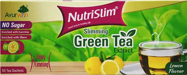 Nutrislim Slimming Green Tea No Sugar Lemon Flavor Sachet 50