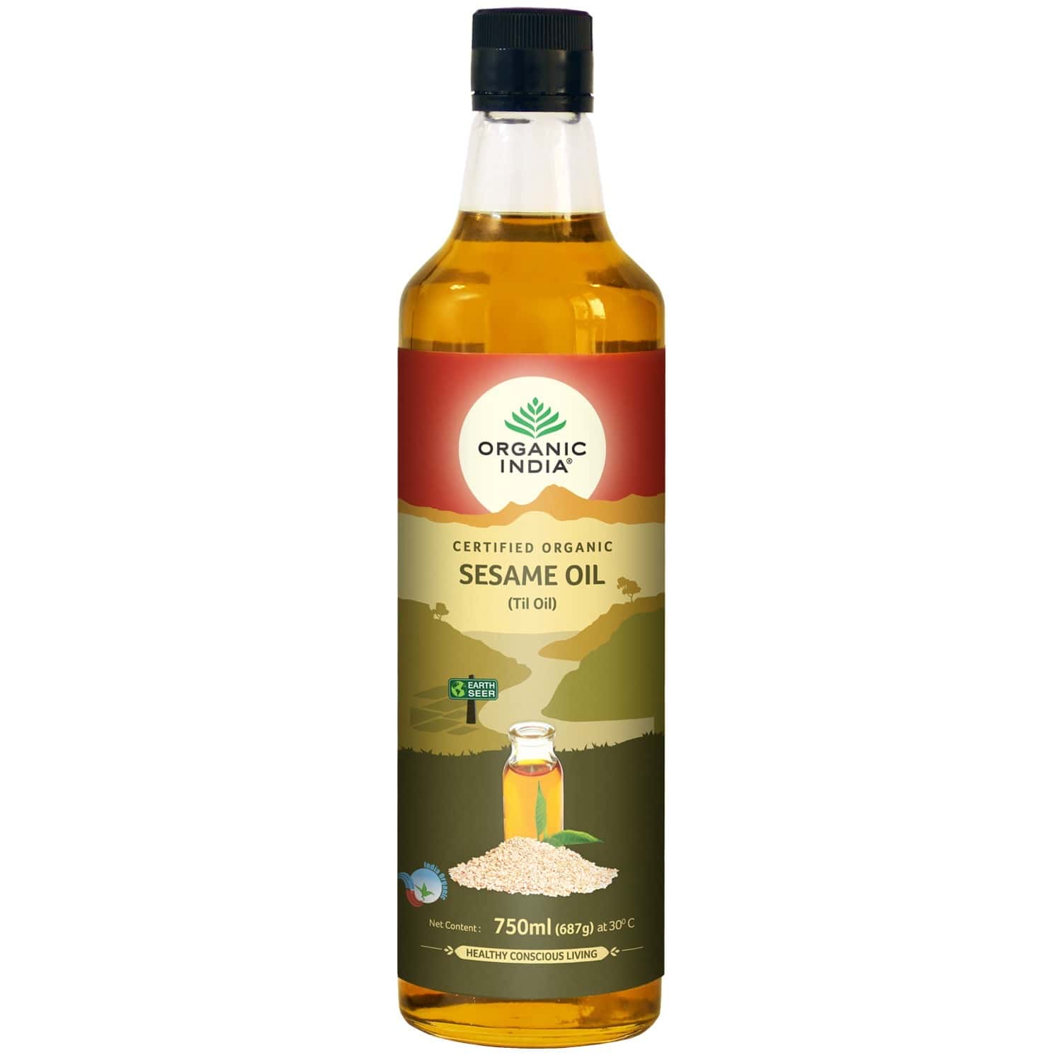Organic India Sesame Oil - 750ml