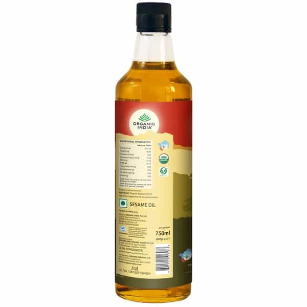 Organic India Sesame Oil - 750Ml
