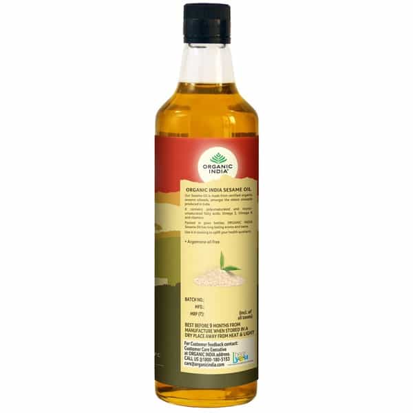 Organic India Sesame Oil - 750Ml