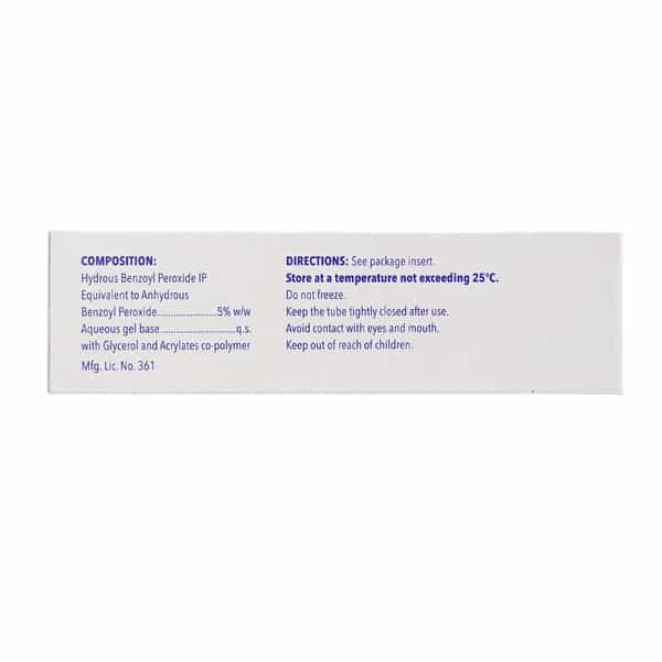 Benzac Ac 5% Tube Of 30Gm Gel