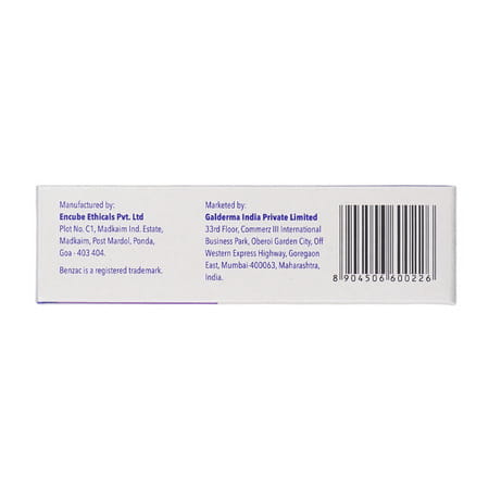 Benzac Ac 5% Tube Of 30Gm Gel