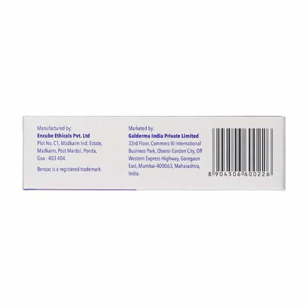 Benzac Ac 5% Tube Of 30Gm Gel