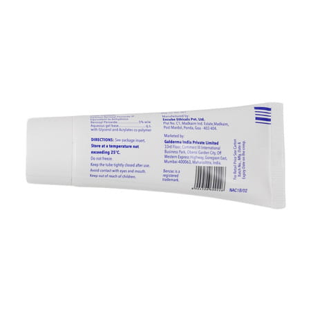 Benzac Ac 5% Tube Of 30Gm Gel