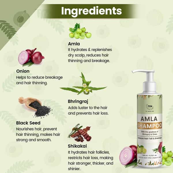 Tnw The Natural Wash Amla Shampoo - 200 Ml