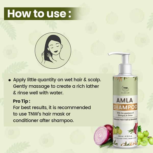 Tnw The Natural Wash Amla Shampoo - 200 Ml