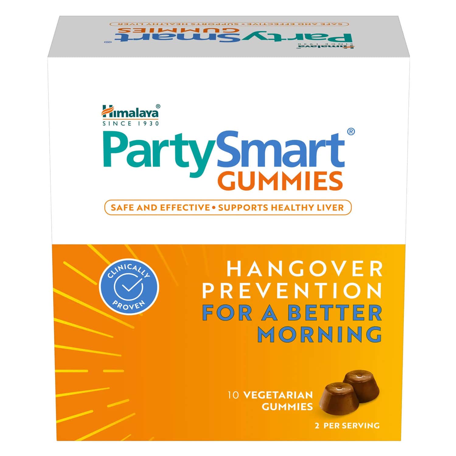 Himalaya Partysmart Hangover Prevention For Better Morning 5 Vegetarian Gummies