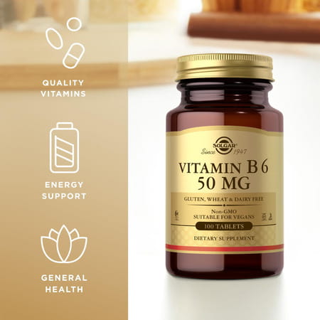 Solgar Vitamin B6-100 Tablets 50 Mg