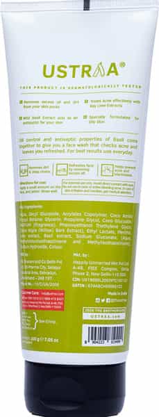 Ustraa Face Wash - For Oily Skin - 200 Gm