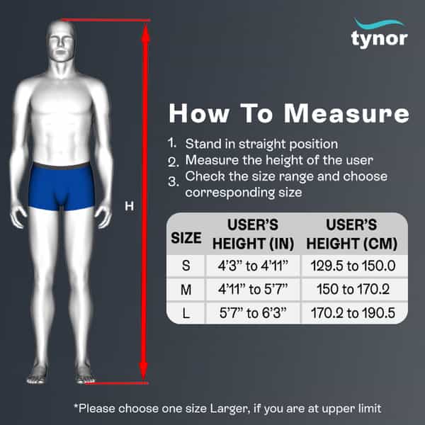 Tynor Auxiliary Crutch Silver Large Pack Of 2