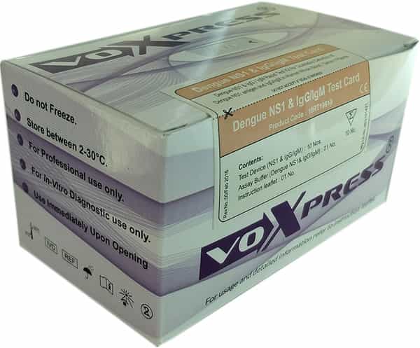 Voxtur Dengue Ns1 Igg Igm Antigen Antibody Kit Pack Of 10 Tests