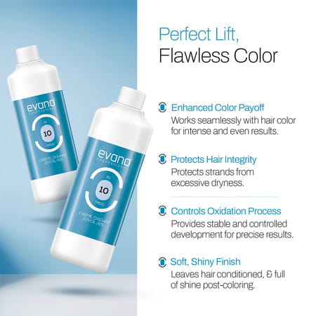 Evano Professional Developer For Hair Colour 20 Volume - 1000ml | For Flawless Hair Coloring