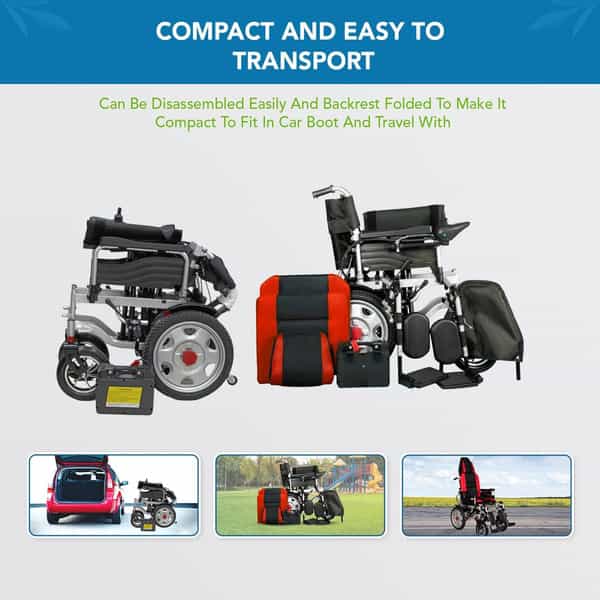 Everactiv Ecorider Power Wheelchair With Additional Headrest