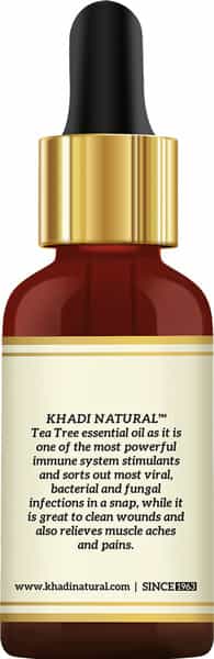 Khadi Natural Teatree Essential Oil 15 Ml