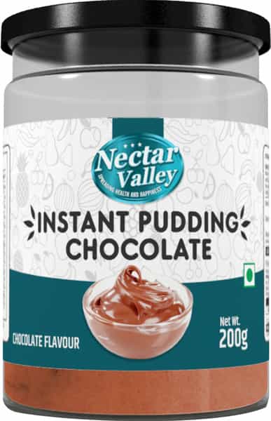 Nectar Valley Chocolate Instant Pudding Mix | Quick Creamy Desert Mix - 200G