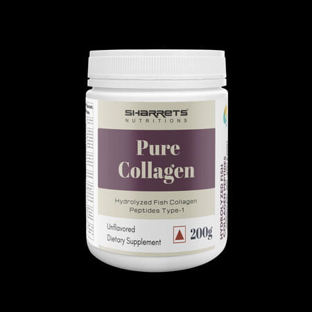 Sharrets Pure Collagen Type 1 Powder | Unflavored - Hydrolyzed Fish Collagen Peptides