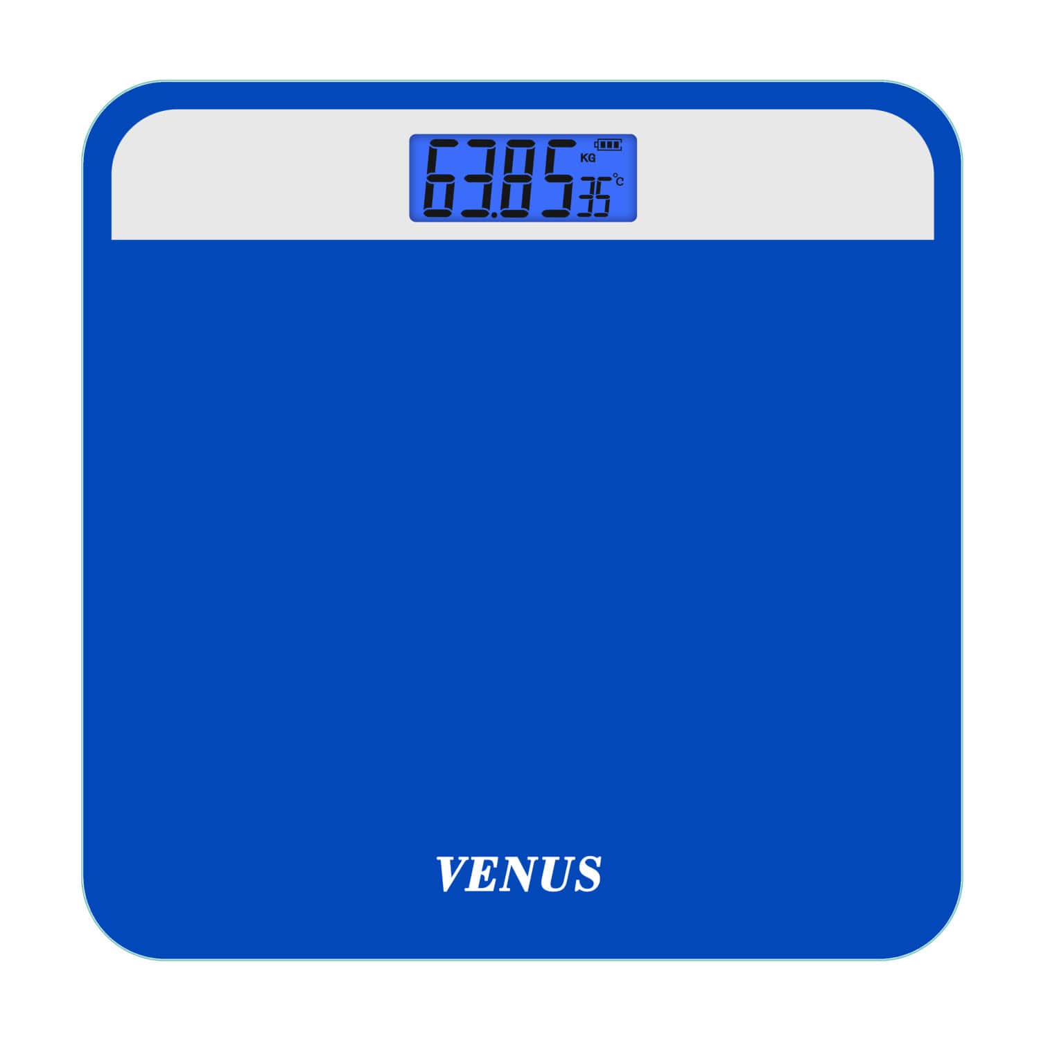 Venus (india) Electronic Digital Personal Bathroom Weight Machine | Upto 180kg | Eps-2799 Blue