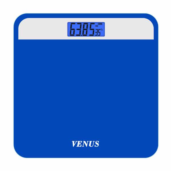 Venus (India) Electronic Digital Personal Bathroom Weight Machine | Upto 180Kg | Eps-2799 Blue