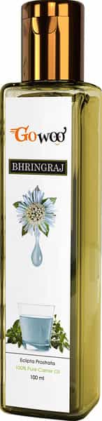 Go Woo 100% Pure Bhringraj Carrier Oil For Face 100 Ml