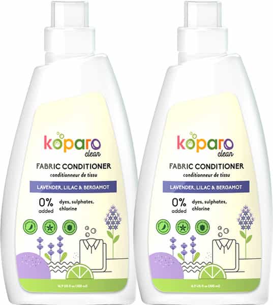 Koparo Fabric Conditioner - Lavender - Natural & Non Toxic - Eco-Friendly - Soft & Shine -500 Ml X 2