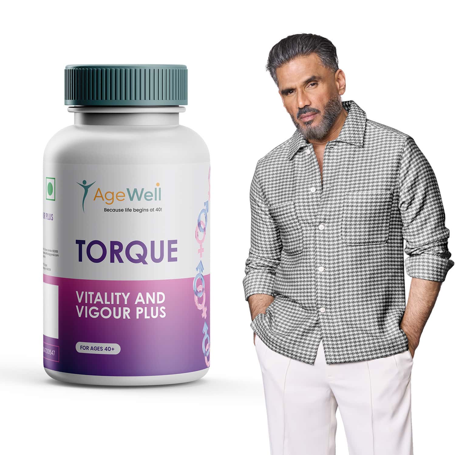 Age Well Safed Musli Capsules For Energy | Immunity | Stamina & Strength - 30 Capsules