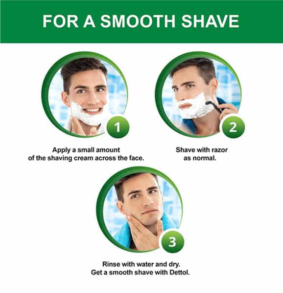 Dettol Shaving Cream 78 Gm