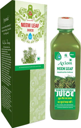 Axiom Neem Leaf Juice|goodness Of Neem Leaves|natural Blood Purifier|helps In Skin Problems - 500ml