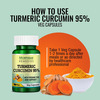Morpheme Remedies Turmeric Curcumin 95% With Piperine For Joint Support - 60 Veg Capsules