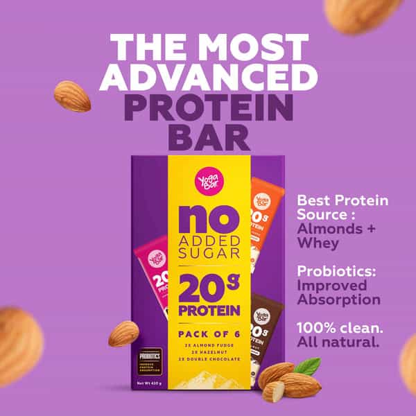 Yoga Bar No Added Sugar Protein Bar Variety Box Pack Of 6