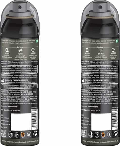 Eva Perfumed Deodrant Skinfriendly Body Spray For Woman Wild 150Ml ( Pack Of 2)
