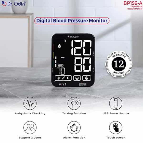 Dr. Odin Arr1 Touch Blood Pressure Monitor-Bp156a-A(Bp Monitor Cuff User Manual)