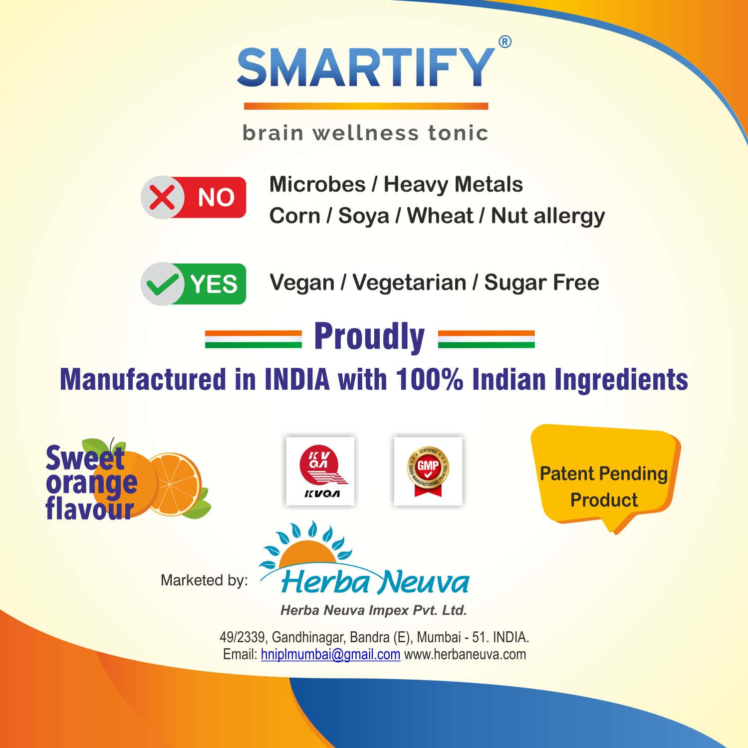 Buy HERBA NEUVA SMARTIFY SYRUP VEG OMEGA3 (DHA) FOR BRAIN HEALTH