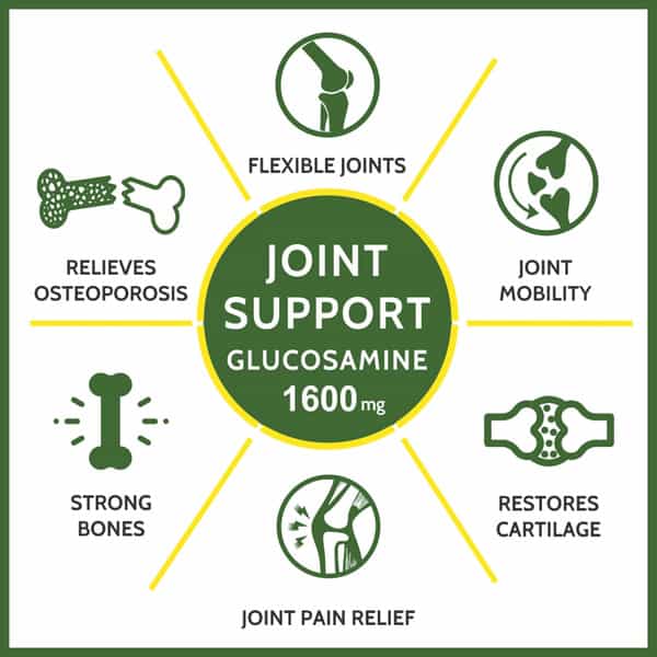 Carbamide Forte Joint Support Supplement| Glucosamine Chondroitin 60 Tablets