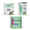 Sugar Fighter Stevia Combo - Zero Calories & Fat Free Natural - 100Gm Jar + 50 Sachets + 200 Tablets