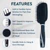 Gubb Vogue Range Paddle Hair Brush For Women & Men