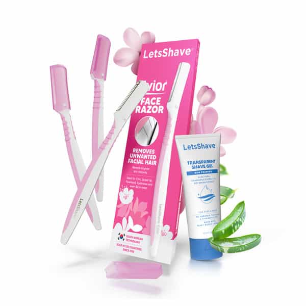 Letsshave Face Razor And Shave Gel 30Ml