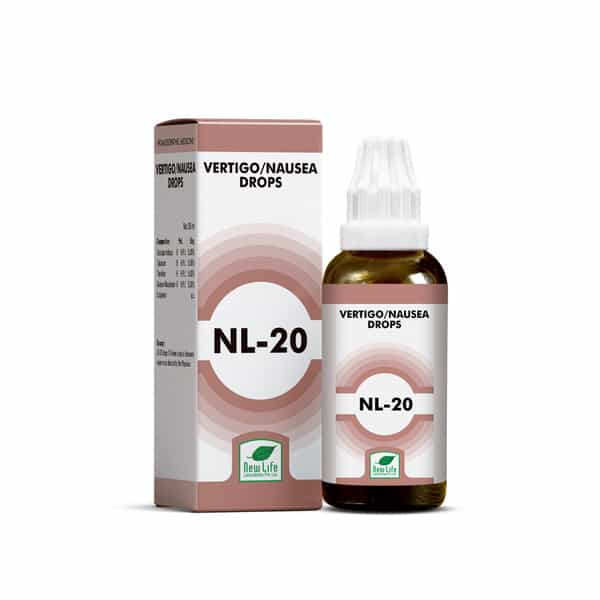 New Life Nl 20 Vertigo/Nausea Drops | 30Ml