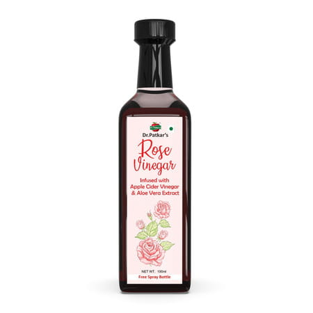 Dr.Patkars Rose Vinegar Infused With Acv And Aloevera Extract 100 Ml