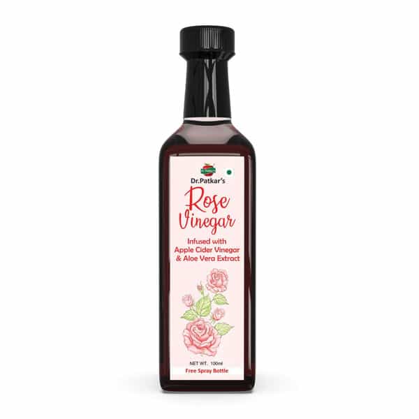Dr.patkars Rose Vinegar Infused With Acv And Aloevera Extract 100 Ml