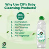 Cif Baby Pacifier & Feeding Bottle Cleaner 100% Naturally Derived Ingredients 400ml