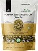Nourishvitals Healthy Munching Pumpkin Seeds +Pumpkin Sunflower And Flax Roasted Seeds (200Gm Each)