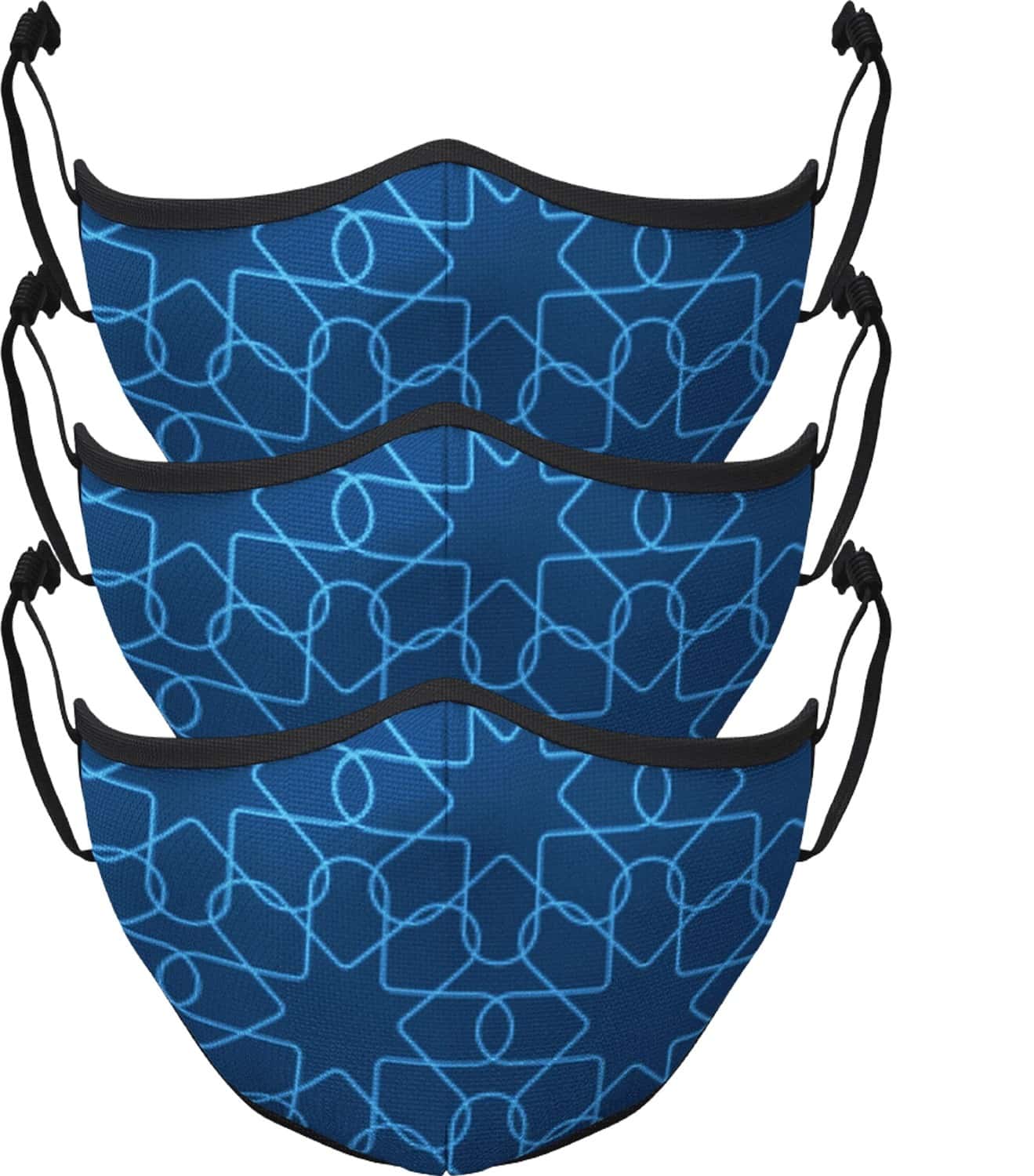 Godrej Protekt Gp95 Face Mask Blue Large - Pack Of 3