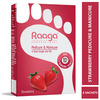 Raaga Professional Pedicure & Manicure 6 Step Single Use Kit | Strawberry | 6 Sachets (63 G)