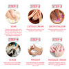 Raaga Professional Pedicure & Manicure 6 Step Single Use Kit | Strawberry | 6 Sachets (63 G)