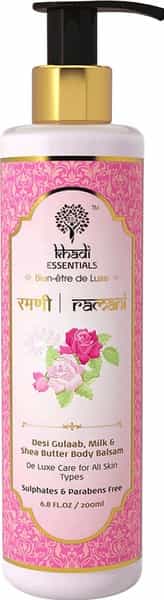 Khadi Essentials Rose Body Lotion For Winter Season With Rose & Shea Butter - 200 Ml