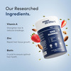 Man Matters Biotin Gummies For Strong & Healthy Hair | Dht Blockers | Vit A C & E | Zinc Fibre | 60N