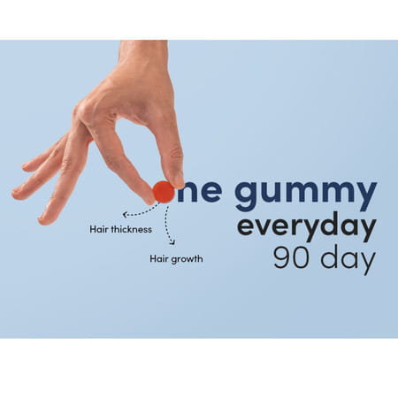 Man Matters Nourish Hair Gummies 60n