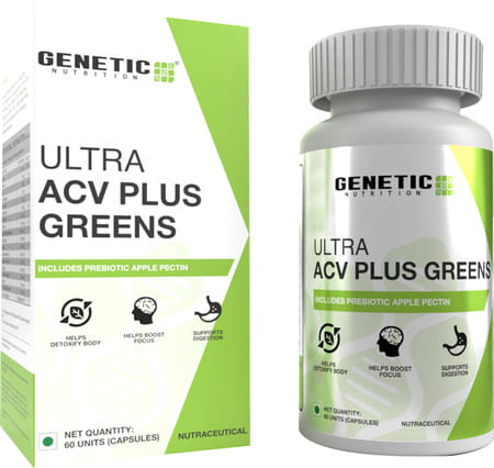Genetic Nutrition - Ultra Acv Plus Greens 60 Capsules